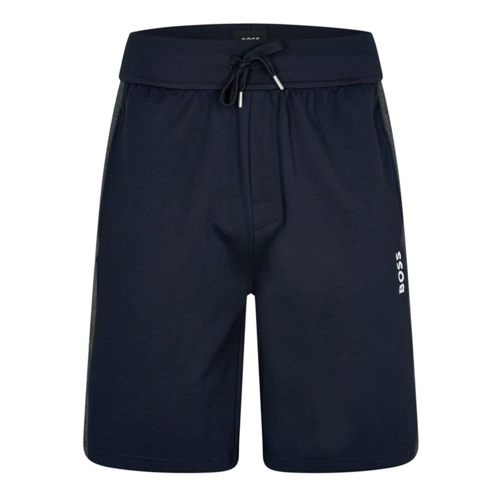 Boss Mens Sweat Shorts / Navy/White